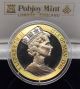 1990 Isle Of Man 1 Crown Proof.  999 Gold Penny Black 150th Ann.  Pobjoy UK (Great Britain) photo 2
