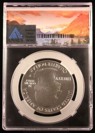 2012 5oz Silver Quarter Dollar - El Yunque National Forest Anacs Sp70 photo