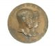 Estate Found 1825 King Francis I Of The Two Sicilies & Elisabeth Bronzed Medal Exonumia photo 1