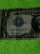 1923 $1 Silver Certificate Large Size Note Horse Blanket Paper Estate (large) Large Size Notes photo 1