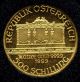 1993 Austria 1/4 Toz.  9999 Gold Weider Philharmoniker 500 Schilling Europe photo 1