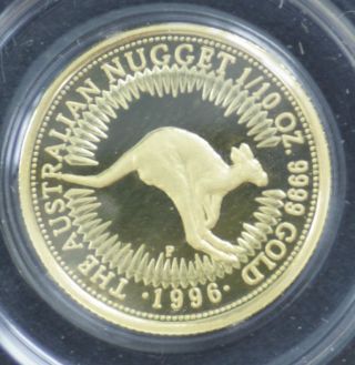 1996 Nugget $15 1/10th Ounce Gold photo