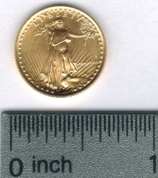 Special Price 1987 Gold American Eagle $5 Coin 1/10 Oz (mcmlxxxvii) Rare Year photo
