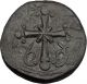 Jesus Christ Class I Anonymous Ancient 1078ad Byzantine Follis Coin Cross I44004 Coins: Ancient photo 1