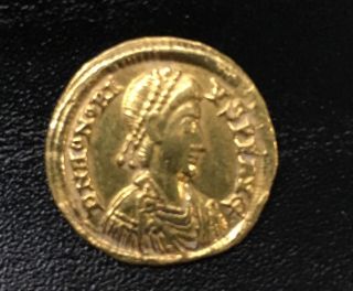 Western Roman Empire Honorius Ad 393 - 423 Av Solidus (4.  45g) Ch Xf Ngc photo