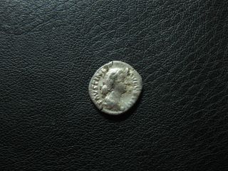 Silver Denarius Of Faustina The Younger 161 - 175 Ad photo