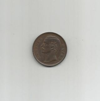 Ncoffin Malaya Malaysia Sarawak Sabah 1890 Heaton Bronze Cent Coin photo