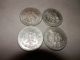 (4) 1943 Unc Silver One Peso Silver Coin Mexico Unc Liberty Cap Ray Series Mexico (1905-Now) photo 4