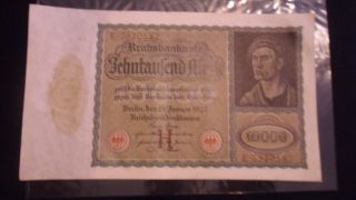 Germany,  10000 (10,  000) Mark,  1922 photo