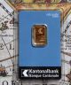 2,  5 Gram 999,  9 Fine Gold Bar,  Cantonal Bank Suisse,  Edition 2016,  Uc Gold photo 3