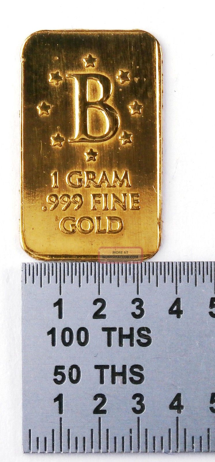 Gold 1 Gram 24k Pure Gold Benchmark Bullion Bar 999 Fine Pure Gold " B