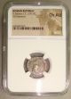 91 Bc D.  Silanus L Ancient Roman Republic Roma/victory Silver Denarius Ngc Ch Au Coins: Ancient photo 2