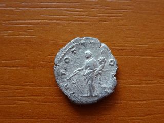 Silver Denarius Of Antoninus Pius 138 - 161 Ad Cos Iiii Ancient Roman Coin photo