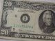1969 - B $20 Us Frn Note.  Rare I - A Block.  Serial I20475379a.  39 Small Size Notes photo 2