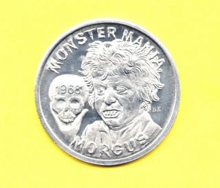 Morgus The Magnificent Token 1968 Monster Mania Skull Coin photo