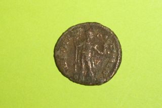 Ancient Roman Coin Of Valens 364 Ad - 378 Ad Emperor Labarum Victory Old Rare photo