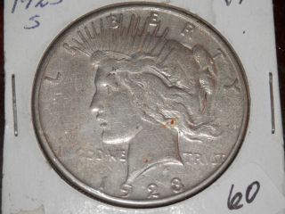 1923 - S Peace Silver Dollar - Above Average photo
