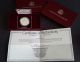 1992 S Us Olympic Baseball $1 Commemorative Proof Coin In Boxes & W/coa Commemorative photo 8