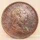 1813 British Coin Half 1/2 Stiver Colonial Essequibo Demerary George Iii Copper UK (Great Britain) photo 1