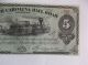 1873 - South Carolina Railroad Company - $5 - Charleston - 