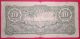 Malaya Japanese Occupation 1943 - 1945 $10 Note With Series No. Asia photo 1