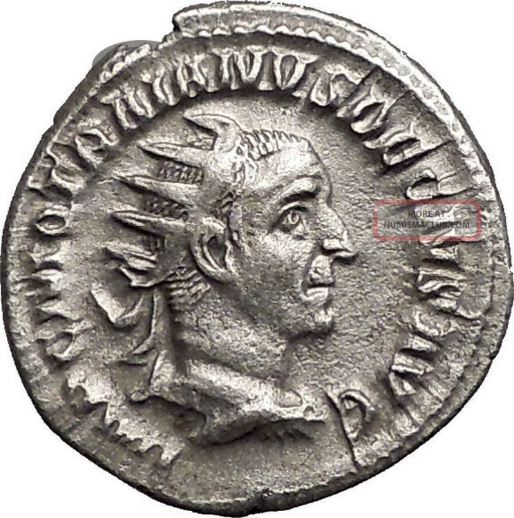 Trajan Decius 249ad Silver Authentic Ancient Roman Coin Dacia I55699 Coins: Ancient photo