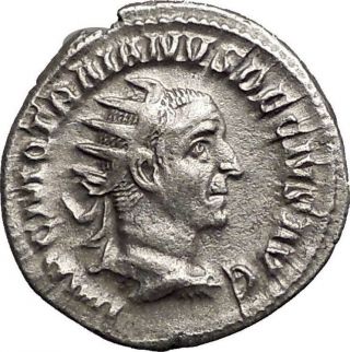 Trajan Decius 249ad Silver Authentic Ancient Roman Coin Dacia I55699 photo