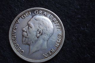 British 1936 One Florin Silver Coin Great Britian English Coin 1936 photo