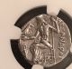 Alexander The Great Macedon Ancient Greek Silver Drachm Lampsakos Ngc Certified Coins: Ancient photo 1