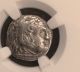 Alexander The Great Macedon Ancient Greek Silver Drachm Lampsakos Ngc Certified Coins: Ancient photo 2