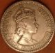 1955 50 Cents British Caribean Territories Silver Coin - Coin North & Central America photo 2