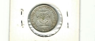 Timor 1948 50 Avos Silver Unc Coin photo