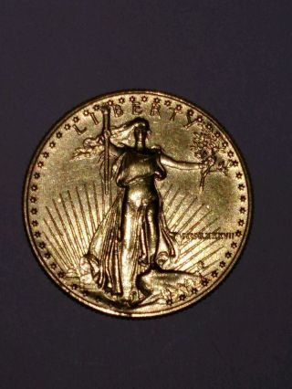 1987 Half Ounce American Eagle Gold Coin photo