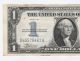 1934 $1 Silver Certificate - - Blue Seal,  Funnyback,  First Class S/h Small Size Notes photo 5