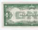 1934 $1 Silver Certificate - - Blue Seal,  Funnyback,  First Class S/h Small Size Notes photo 6