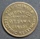 Ottawa,  Canada: Dominion Supply Co.  Electric Heating Brass Token,  Ca.  1898 Exonumia photo 3