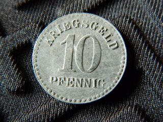 Germany Notgeld Kriegsgeld 10 Pfennig 1918 Coin - (3593) photo
