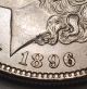 1896 & 1898 Morgan Silver Dollars W/ Great Details Dollars photo 6