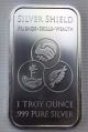 1 Oz.  999 Fine Silver Bar - Silver Shield Series Bar - Den Of Thieves - Limited Bars & Rounds photo 3