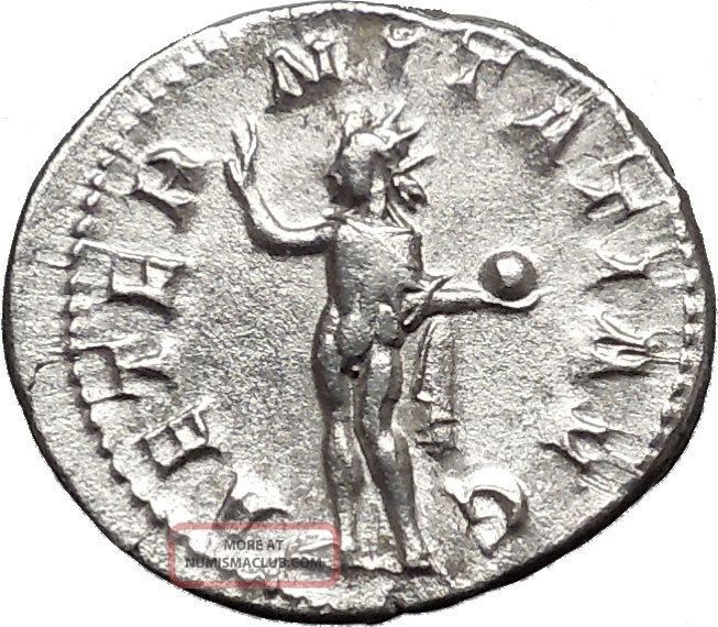 Gordian Iii Rare Silver Ancient Roman Coin Sol Invictus " Unconquered