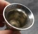 72mm Chinese Miao Silver Inlay Gemstone High Foot Cann Goblet Wneglass Statue T Coins: Ancient photo 3