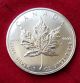1989 Canada Silver Maple Leaf $5 1 Oz 9999 Fine Silver Coins: Canada photo 1