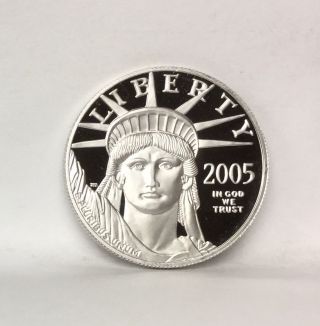 2005 - W 1 Oz Platinum American Eagle Proof Uncirculated (coin Only) photo