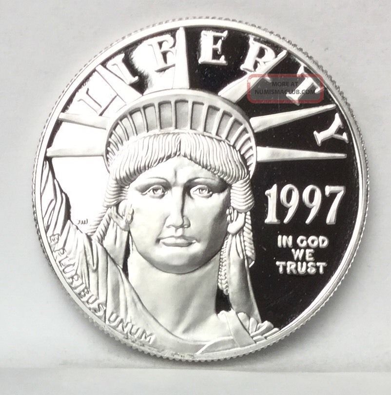 1997 american eagle platinum proof coin
