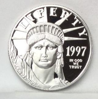 1997 - W 1 Oz Platinum American Eagle Proof Uncirculated (coin Only) photo