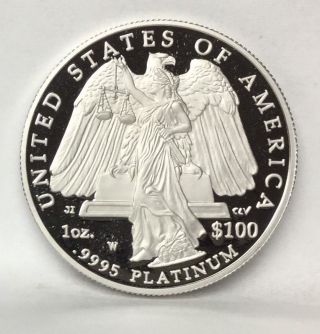 2008 - W 1 Oz Platinum American Eagle Proof Uncirculated (coin Only) photo