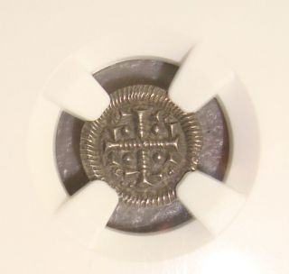 Ad 1095 - 1161 Rethy - 65 Medieval Hungary Silver Denar Ngc Au58 photo