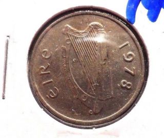 Circulated 1978 5 Penny Irish Coin (81315) photo
