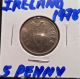 Circulated 1978 5 Penny Irish Coin (81315) Europe photo 1