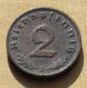 Old Coin Nazi Germany 2 Rp 1939 Mark D Munich Swastika World War Ii Germany photo 1